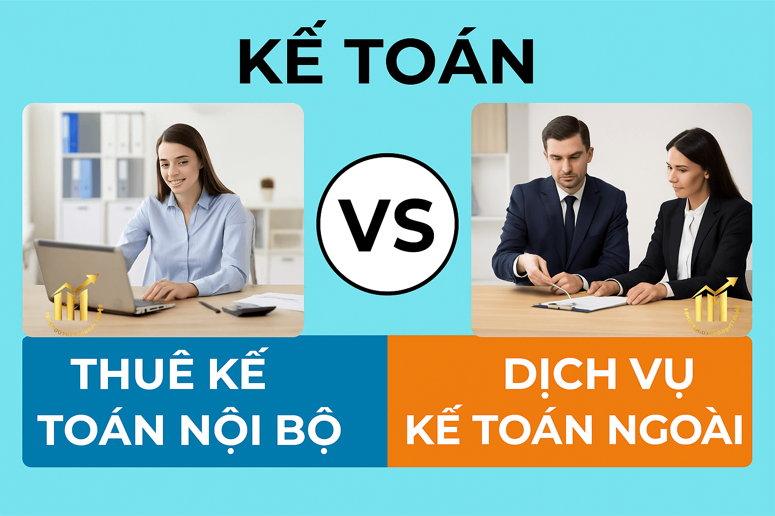 So sánh: Thuê kế toán nội bộ hay dịch vụ kế toán ngoài — Doanh nghiệp nên chọn giải pháp nào?