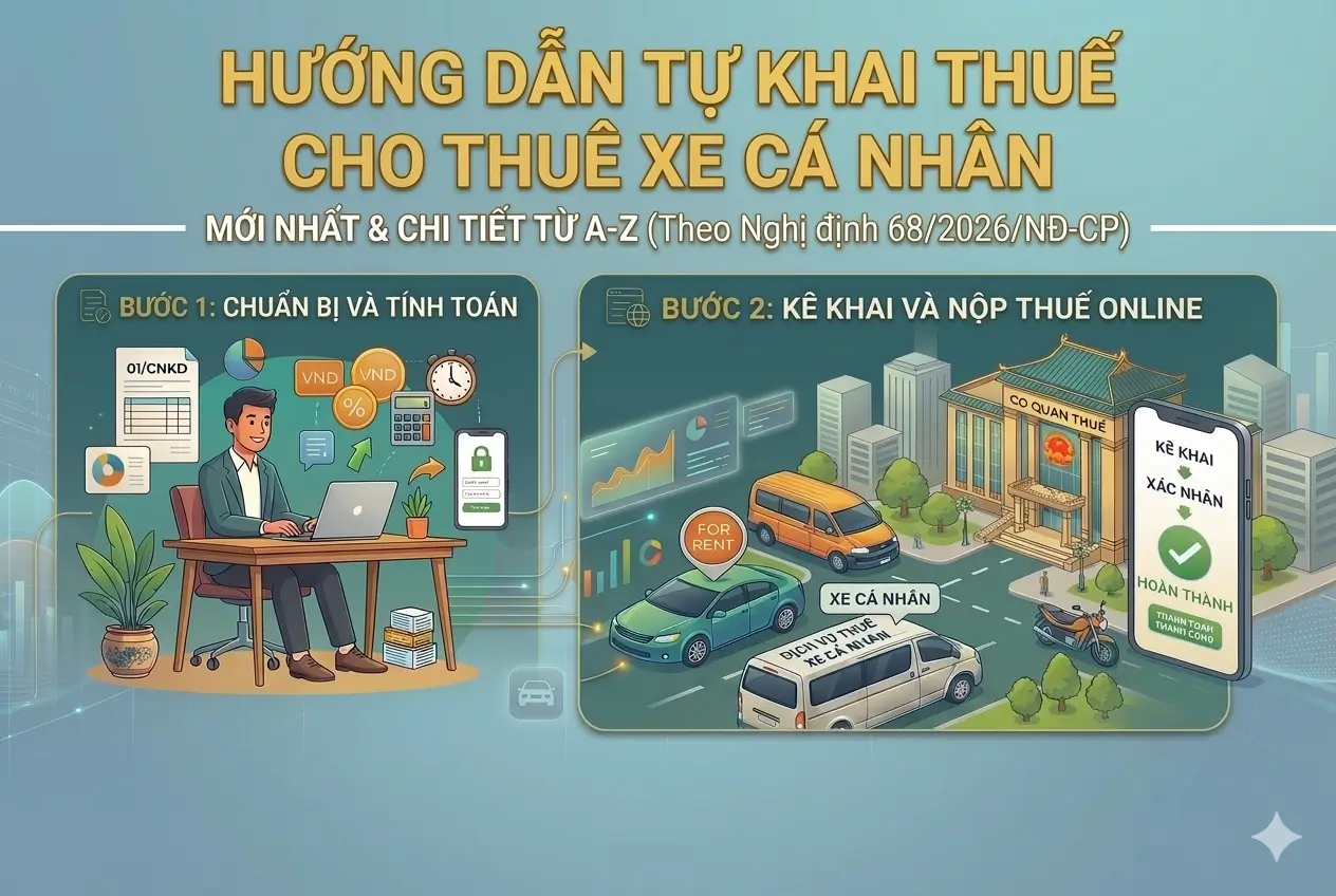 KHAI THUẾ CHO CÁ NHÂN HOẠT ĐỘNG CHO THUÊ TÀI SẢN (TRỪ BẤT ĐỘNG SẢN)