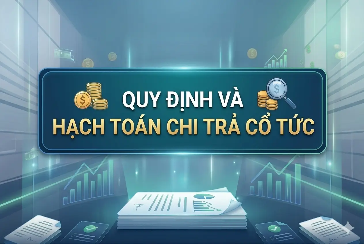 QUY ĐỊNH VÀ HẠCH TOÁN CHI TRẢ CỔ TỨC MÀ CÁC CÔNG TY CỔ PHẦN CẦN NẮM RÕ