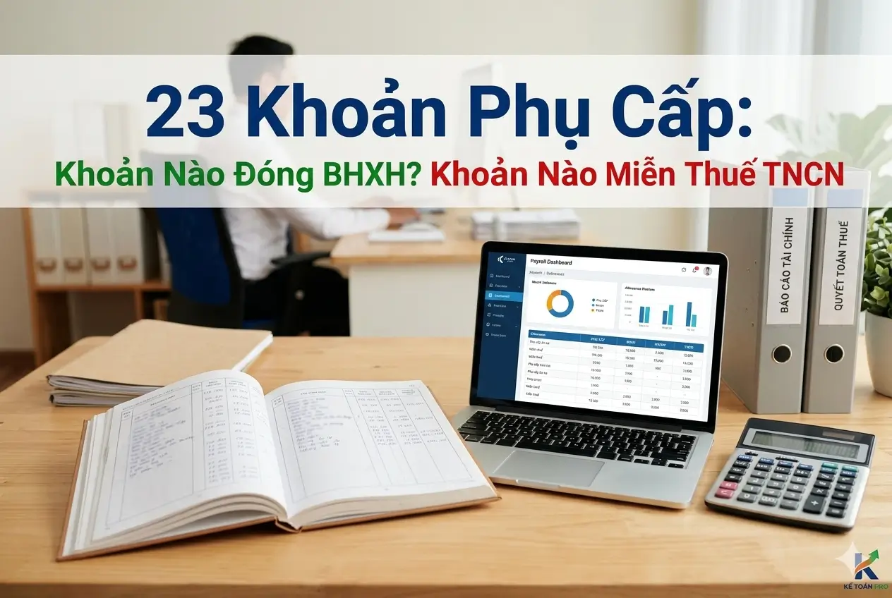 23 Khoản Phụ Cấp: Khoản Nào Đóng BHXH? Khoản Nào Miễn Thuế TNCN?